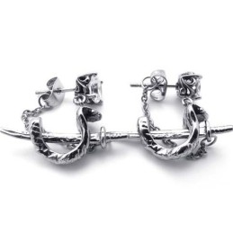 Sword Titanium Earrings