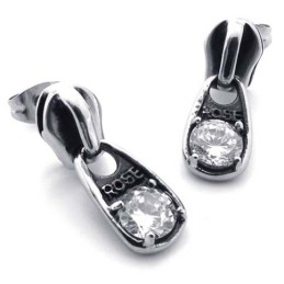 Diamond Titanium Earrings