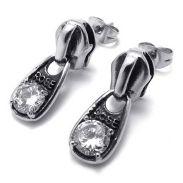 Diamond Titanium Earrings