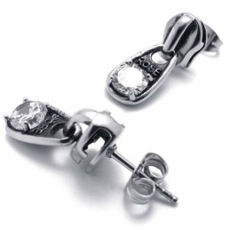 Diamond Titanium Earrings