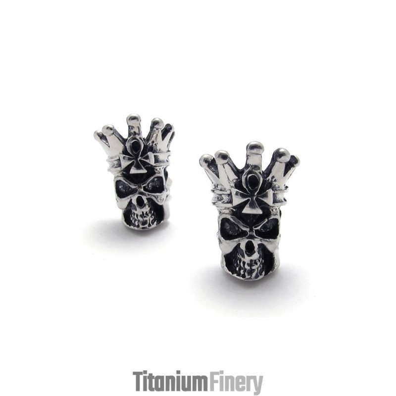 Skull Titanium Earrings Skull Titanium Earrings