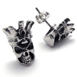 Skull Titanium Earrings