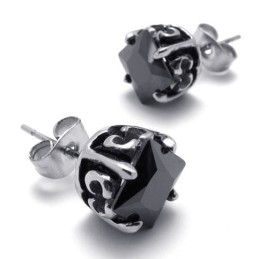 Diamond Titanium Earrings