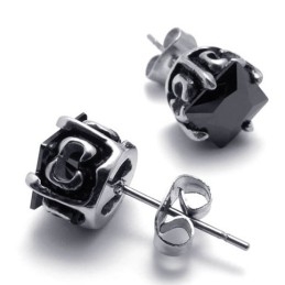 Diamond Titanium Earrings