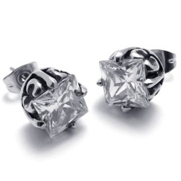Diamond Titanium Earrings