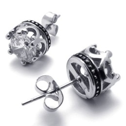 Diamond Titanium Earrings