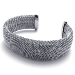Cables Big Titanium Bracelet