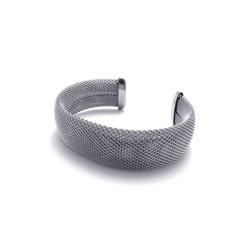 Cables Big Titanium Bracelet