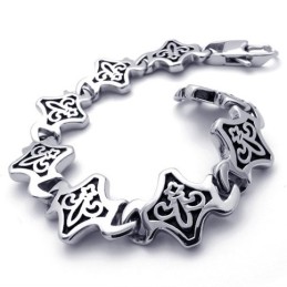 8.7 Inch Retro Titanium Bracelet