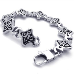8.7 Inch Retro Titanium Bracelet
