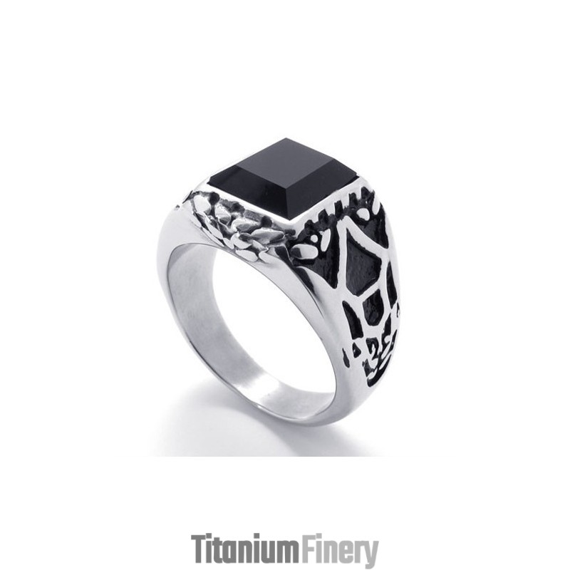 Gem Titanium Ring Gem Titanium Ring
