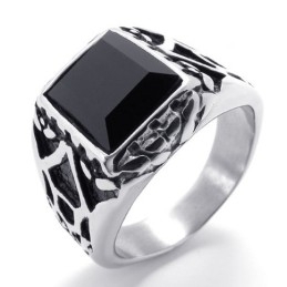 Gem Titanium Ring