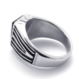Gem Titanium Ring