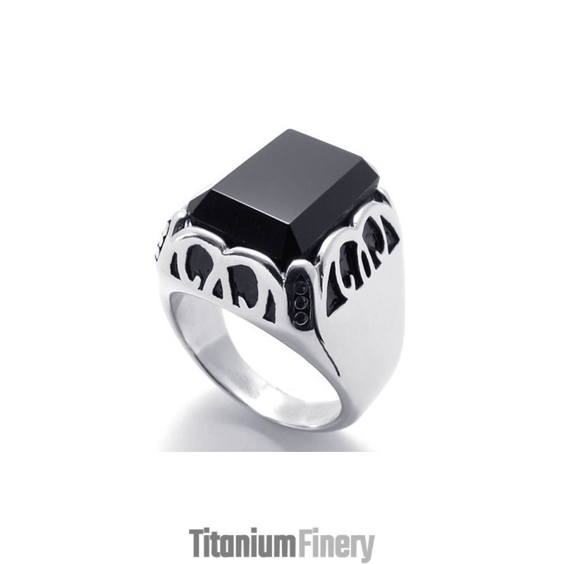 Gem Titanium Ring Gem Titanium Ring