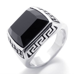 Gem Titanium Ring