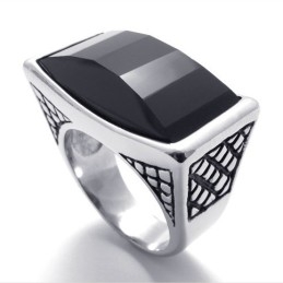 Gem Titanium Ring