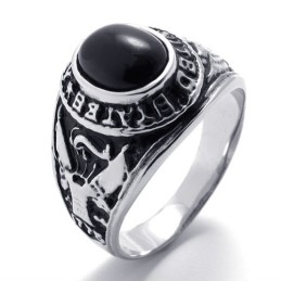 Gem Titanium Ring