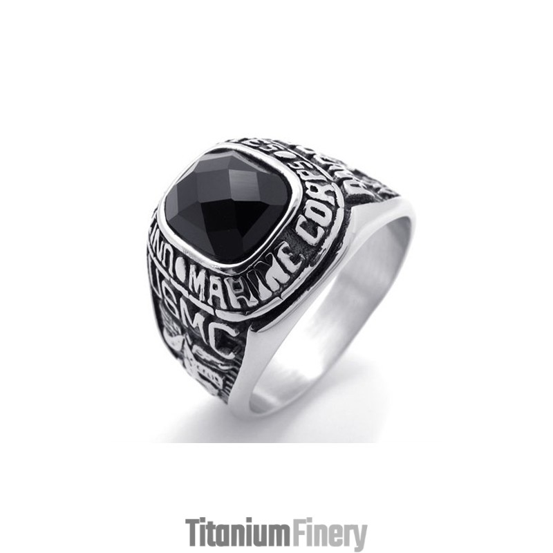 Gem Titanium Ring Gem Titanium Ring