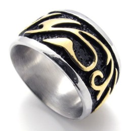 Gold Vintage Titanium Ring