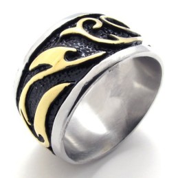 Gold Vintage Titanium Ring
