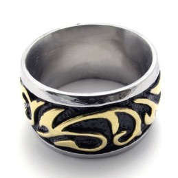 Gold Vintage Titanium Ring