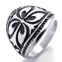 Cross Titanium Ring