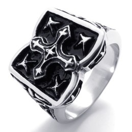 Cross Titanium Ring