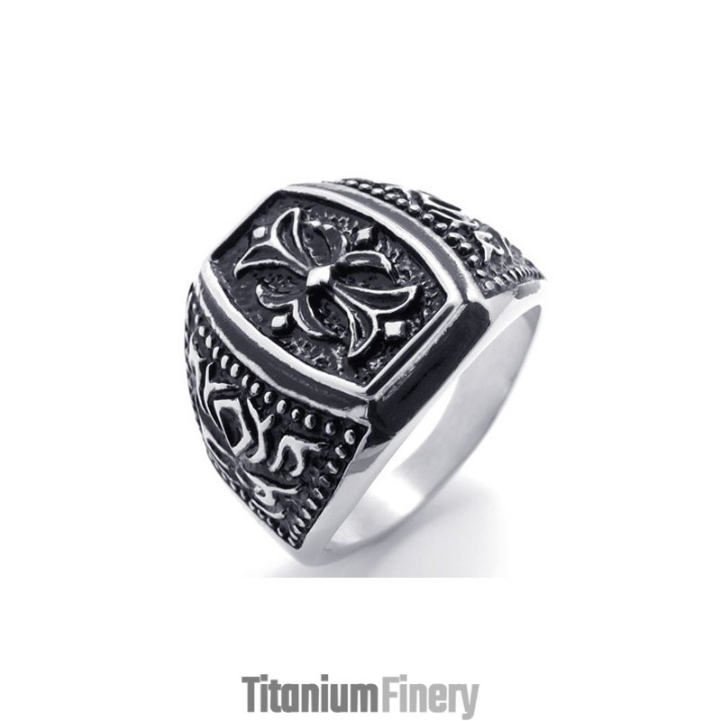 Crown Titanium Ring Crown Titanium Ring
