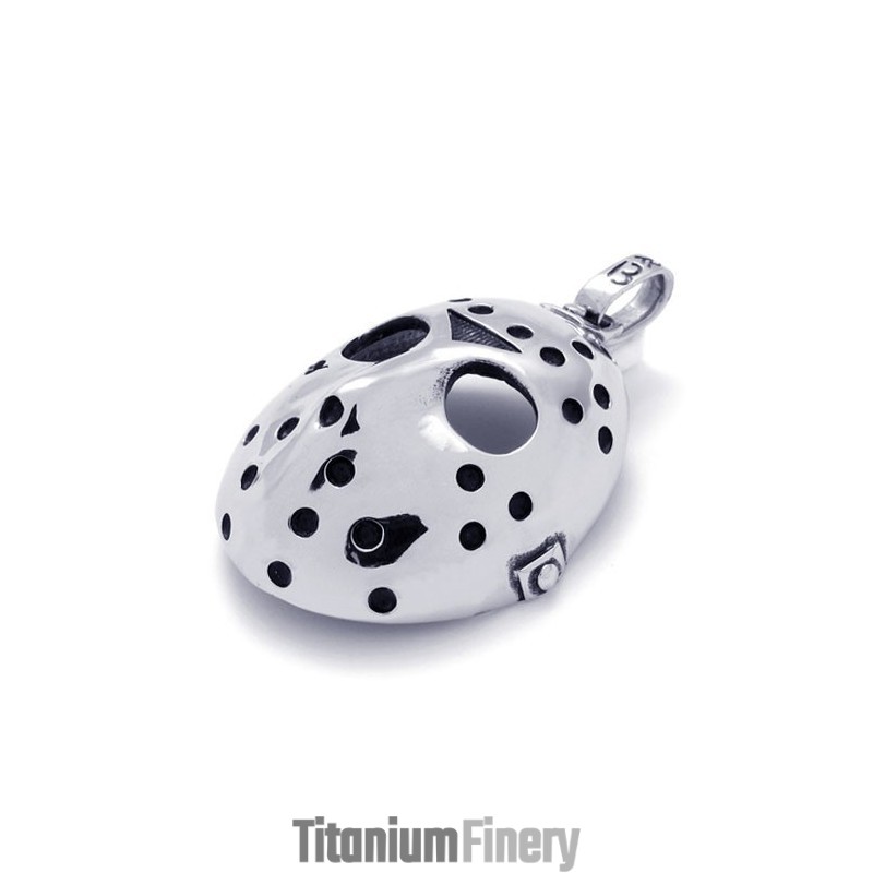Titanium Mask Pendant Titanium Mask Pendant