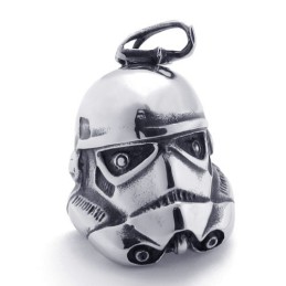 Titanium Star-War Robot Pendant