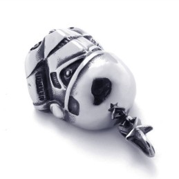 Titanium Star-War Robot Pendant