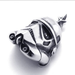 Titanium Star-War Robot Pendant