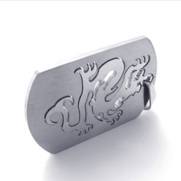Titanium Chinese Drogn Pendant
