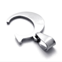 Titanium Letter "C" Pendant