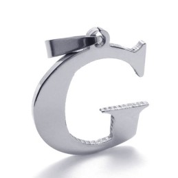 Titanium Pendant For Letter "G"