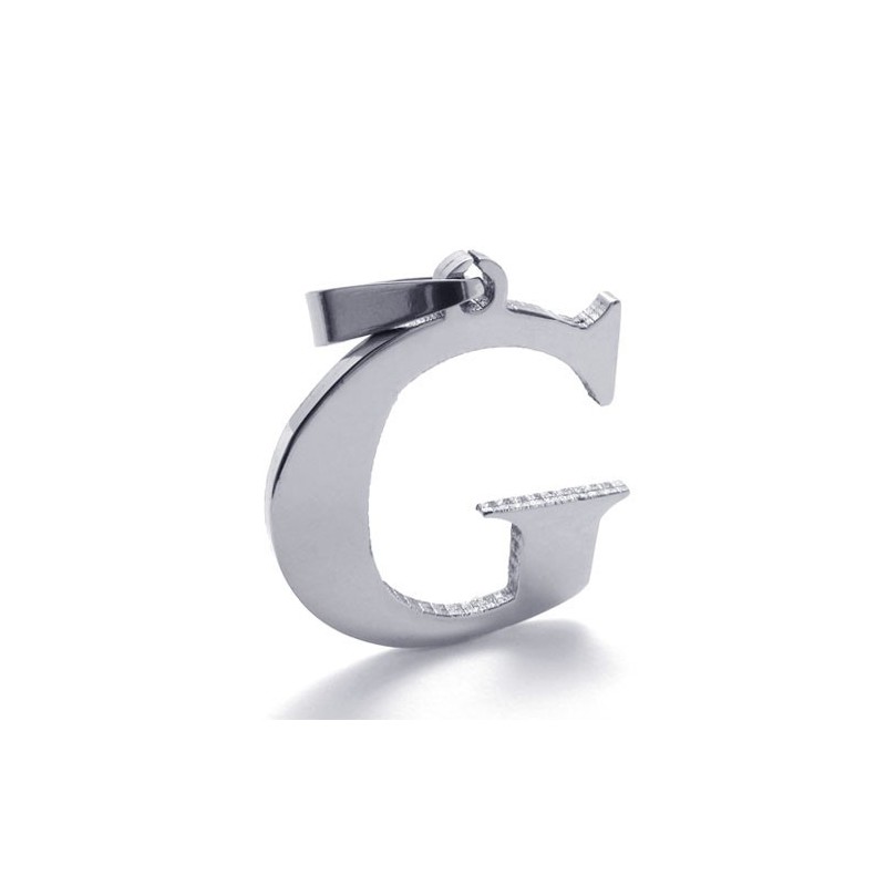 Titanium Pendant For Letter "G"