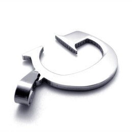 Titanium Pendant For Letter "G"