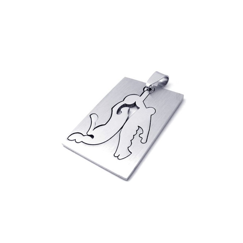Titanium Playing Basketball Pendant Titanium Playing Basketball Pendant