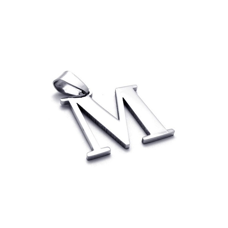 Titanium Pendant For "M" Letter Titanium Pendant For "M" Letter