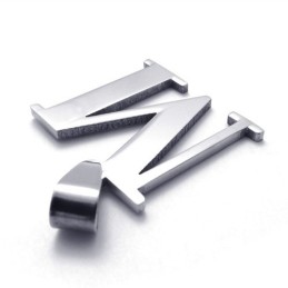 Titanium Pendant For "M" Letter