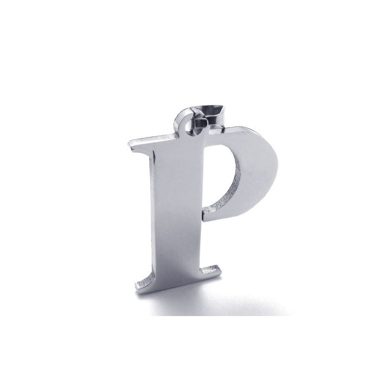 Titanium Pendant For Letter "P" Titanium Pendant For Letter "P"