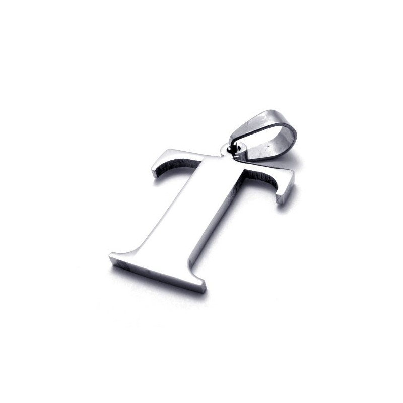 Titanium Letter "T" Pendant Titanium Letter "T" Pendant
