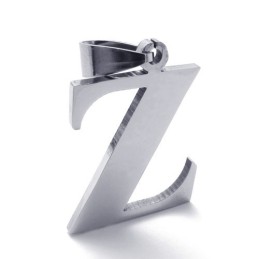 Letter "Z" Titanium Pendant