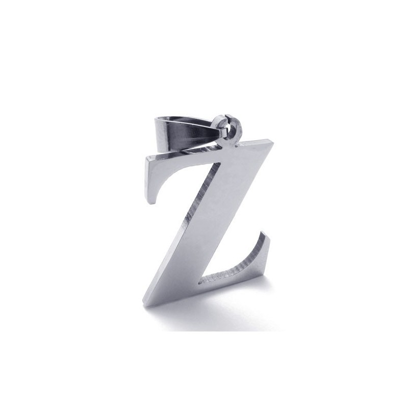 Letter "Z" Titanium Pendant Letter "Z" Titanium Pendant