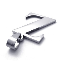 Letter "Z" Titanium Pendant