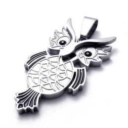 Owl Titanium Pendant