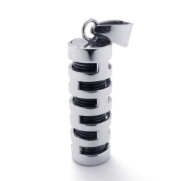 Titanium And Black Pendant