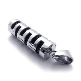 Titanium And Black Pendant