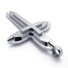 Titanium Cross Pendant