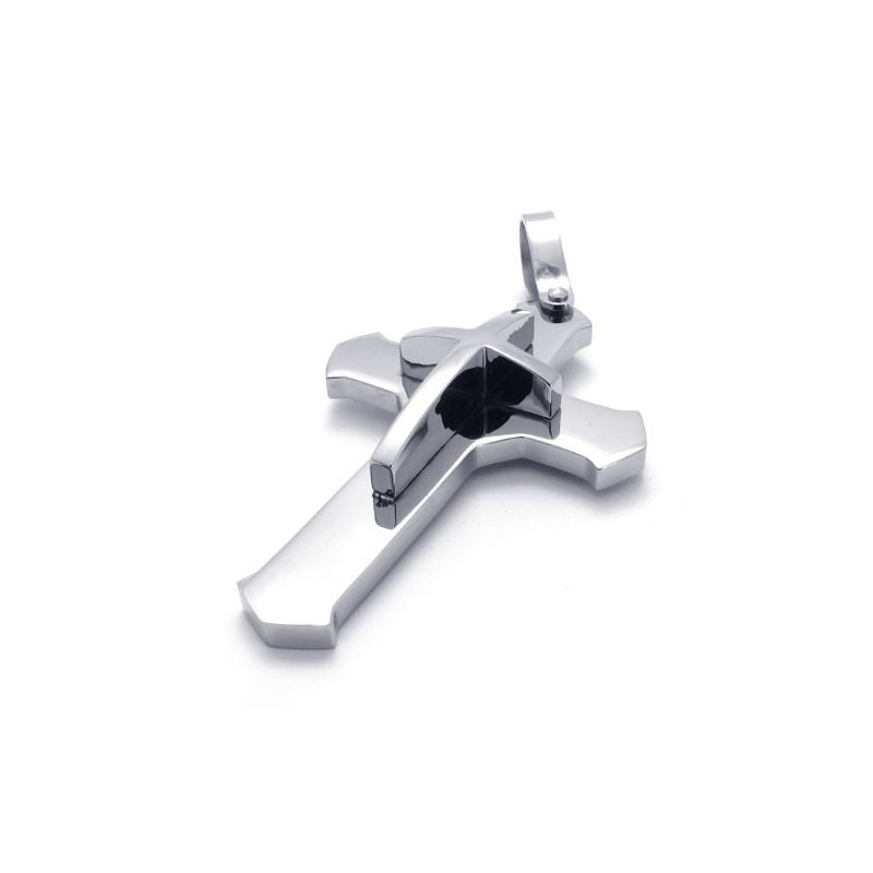 Overlay Titanium Cross Pendant Overlay Titanium Cross Pendant